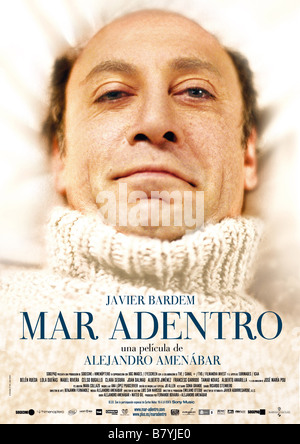 Mar adentro  The Sea Inside Year: 2004 Spain  Javier Bardem Director: Alejandro Amenabar Movie poster (Sp) Stock Photo