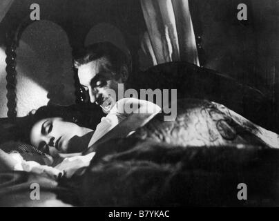 Vampiro, El  Year: 1957 - Mexico Germán Robles , Ariadna Welter  Director: Fernando Méndez Paul Nagel Stock Photo