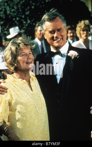 Dallas  TV-Series 1978-1991 Created by David Jacobs Barbara Bel Geddes, Larry Hagman Stock Photo