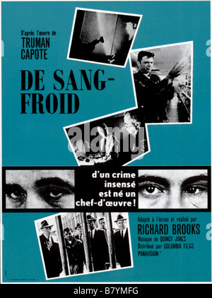 De sang froid In Cold Blood / De sang-froid  Year: 1967 USA affiche, poster  Director: Richard Brooks Stock Photo