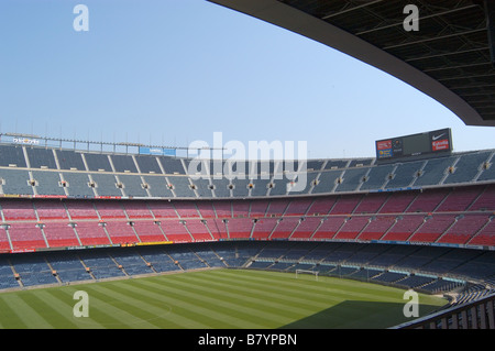 Camp Nou Staduim Barcelona Football Club Spain Barca Stock Photo