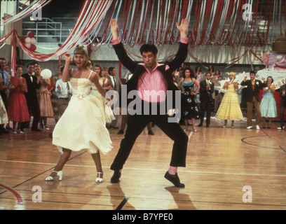 Grease Grease  Year: 1978 USA Olivia Newton John, John Travolta  Director: Randal Kleiser Stock Photo