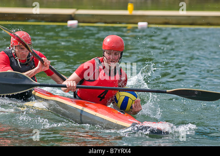 2008 Canoe polo championships Stock Photo