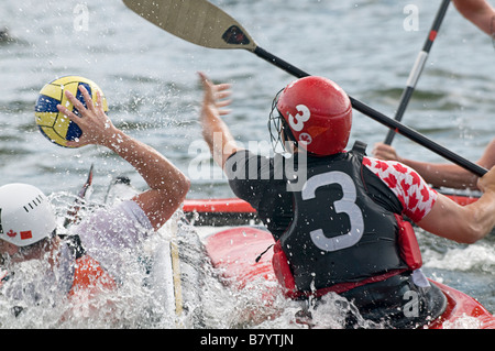 2008 Canoe polo championships Stock Photo