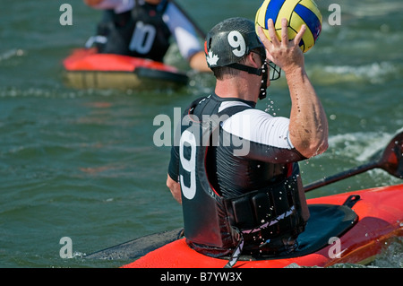 2008 Canoe polo championships Stock Photo