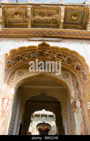 Ishwardas Modi Haveli Jhunjhunu Rajasthan India Stock Photo