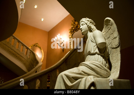 View of the elegant foyer in Cairo Marriott Hotel & Omar Khayyam Casino located in Zamalek district on the Nile island of Gezira in Cairo Egypt Stock Photo