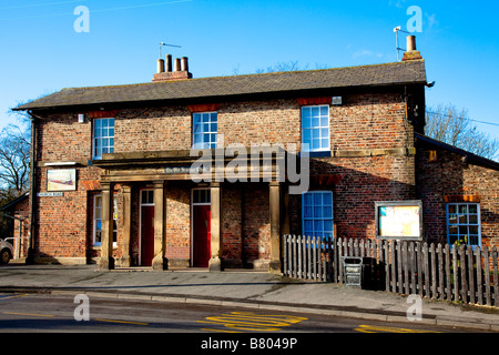 The old railway station on Church Road Stamford Bridge East Yorkshire Stock Photo