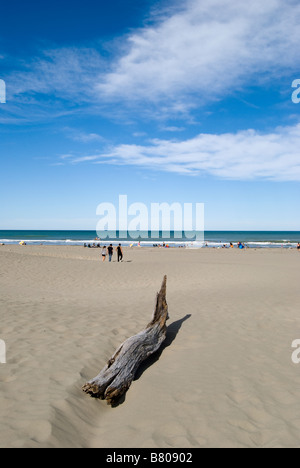 Woodend Beach, Woodend, Waimakariri District, Canterbury, New Zealand Stock Photo