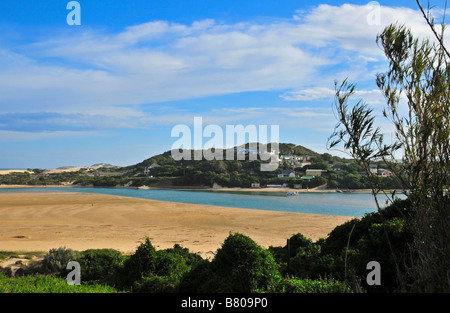 Mouth of the Bushman's River, Kenton-on-Sea, South Africa Stock Photo