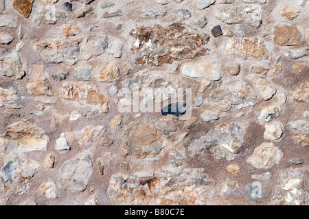 Stone wall closeup Stock Photo