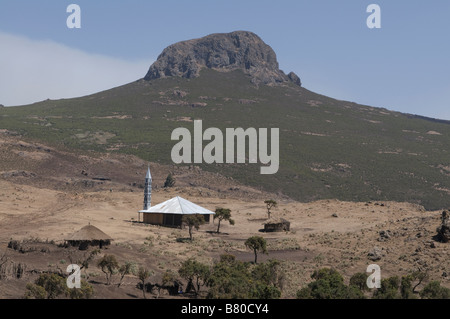 Mosque in the Bale mountains Ethiopia Africa Stock Photo