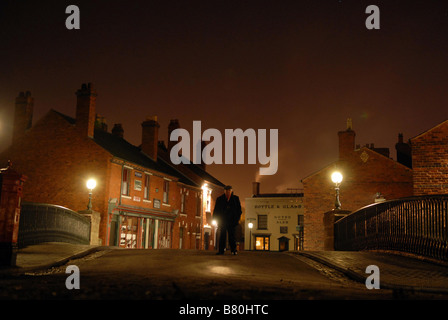 The Black Country Museum at night England uk Stock Photo
