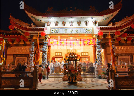 Thien Hau Temple, a Taoist Temple in Chinatown of Los Angeles. Stock Photo