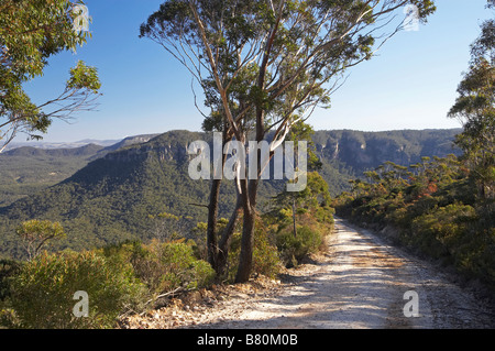 Glenraphael Drive Narrow Neck Katoomba Blue Mountains New South Wales Australia Stock Photo