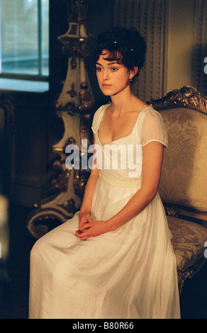Pride & prejudice Year : 2005 UK Director : Joe Wright Keira Knightley Based upon the novel of Jane Austen Stock Photo