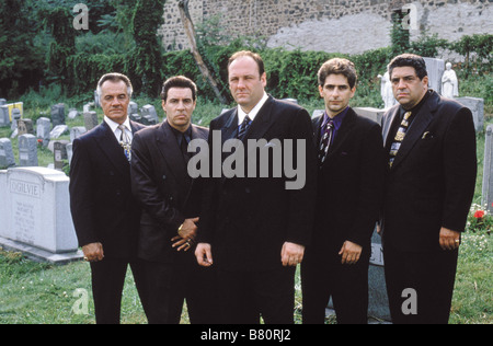 The Sopranos  TV-Series 1999-2007 USA 2000 Season 2  Created by David Chase Michael Imperioli, James Gandolfini, Tony Sirico, Steve Van Zandt, Vincent Pastore Stock Photo