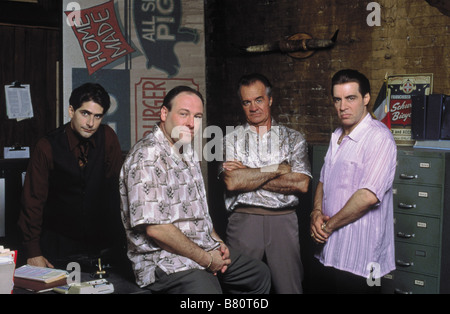 The Sopranos  TV-Series 1999-2007 USA 2000 Season 2  Created by David Chase Michael Imperioli, James Gandolfini, Tony Sirico, Steve Van Zandt Stock Photo