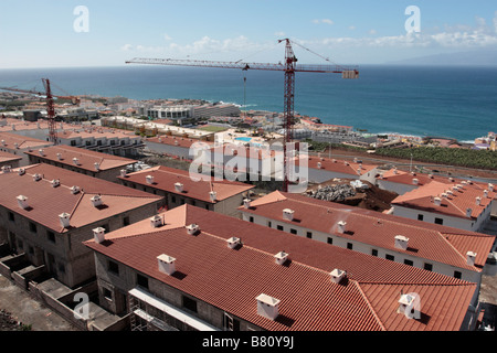 A new development of luxury apartments near Los Gigantes on Tenerife Canary Islands Spain Stock Photo