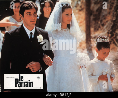 The Godfather Year : 1972 USA Al Pacino, Simonetta Stefanelli  Director: Francis Ford Coppola Stock Photo