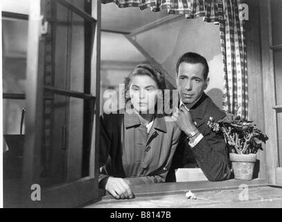 Casablanca  Year : 1942 USA Humphrey Bogart, Ingrid Bergman  Director: Michael Curtiz Stock Photo