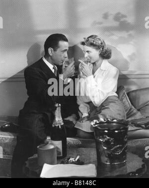 Casablanca  Year : 1942 USA Humphrey Bogart, Ingrid Bergman  Director: Michael Curtiz Stock Photo