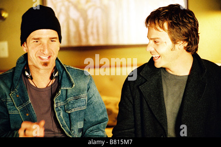 Director Stephen T. Kay with Barry Watson  on the set Boogeyman  Year : 2005 USA Stock Photo