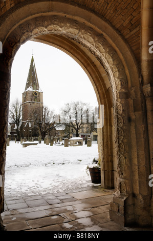 St.Paul's Spire - Malmesbury Stock Photo