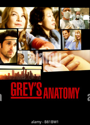 Grey's Anatomy TV Series 2005 - ???? USA 2005 season 1  Created by Shonda Rhimes Poster Stock Photo
