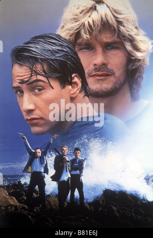 Point Break  Year: 1991 USA Patrick Swayze , Keanu Reeves  Director: Kathryn Bigelow Stock Photo