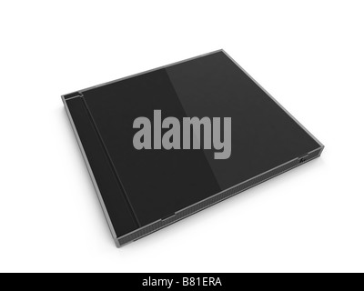 isolated cd blank box over white background Stock Photo