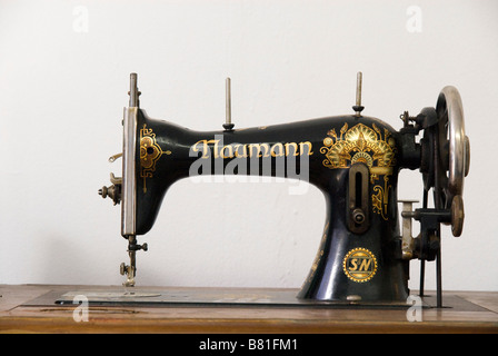 Vintage Sewing Machine Stock Photo