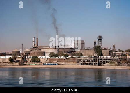 The Sugar Cane Factory near Luxor Egypt Stock Photo