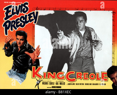 Bagarre au king creole King Creole  Year: 1958 USA Elvis Presley  Director: Michael Curtiz Stock Photo