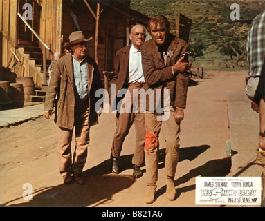 les cinq hors la loi Firecreek / les cinq-hors la loi  Year: 1968 USA James Stewart, John Qualen, Dean Jagger Firecreek  Director: Vincent McEveety Stock Photo