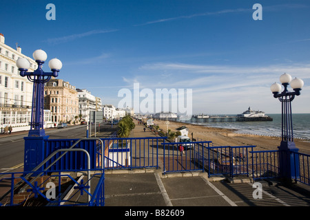 The Promonade and Eastbourne Pier in East Sussex GB UK
