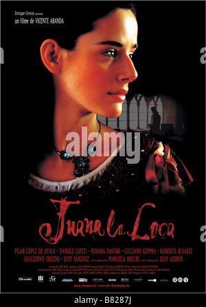 Juana la Loca  Year: 2001 - Spain / Italy / Portugal Pilar López de Ayala Director: Vicente Aranda Movie poster Stock Photo