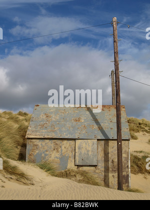 Hut Camber Sands Stock Photo