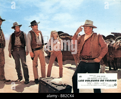 les voleurs de trains The Train Robbers  Year: 1973 USA John Wayne, Ann-Margret  Director: Burt Kennedy Stock Photo