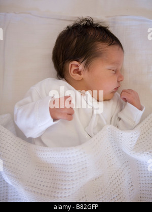 A baby sleeping Stock Photo