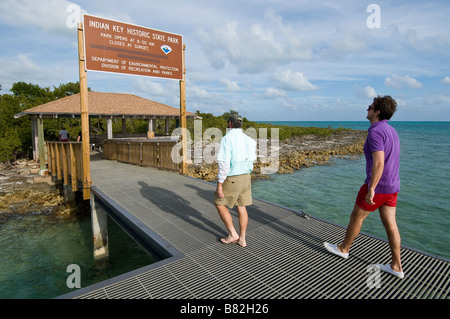 Indian Key State Historic Site Florida Keys tropical island park Stock ...