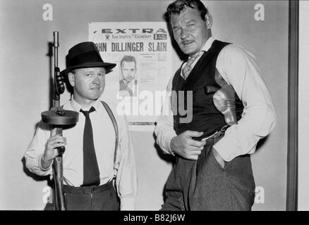 Baby Face Nelson  Year: 1957 USA Director: Don Siegel Mickey Rooney , Leo Gordon Stock Photo