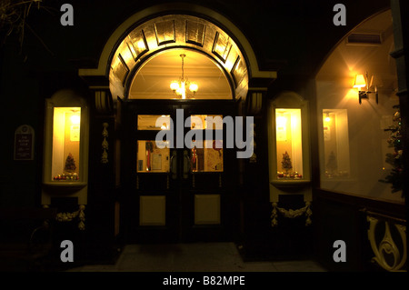 Entrance to the Metropole Hotel in Llandrindod Wells Powys Mid Wales United kingdom Europe Stock Photo