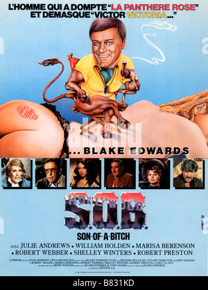 S.O.B. Year: 1981 USA Director: Blake Edwards William Holden Movie poster (Fr) Stock Photo