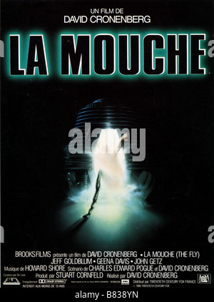 The Fly  Year: 1986 - USA Director: : David Cronenberg Movie poster (Fr) Stock Photo