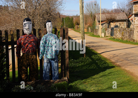 Two dressed mannequins Stock Photo