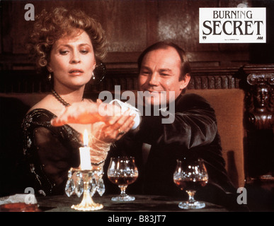 Burning Secret Burning Secret (1988) UK / West Germany Klaus Maria Brandauer, Faye Dunaway  Director: Andrew Birkin Stock Photo