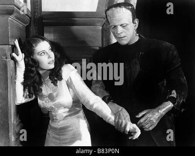 Bride of Frankenstein  Year: 1935 USA Director : James Whale Valerie Hobson , Boris Karloff Stock Photo