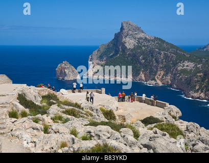 Mirador des Colomer, Cap de Formentor, Mallorca, Spain Stock Photo