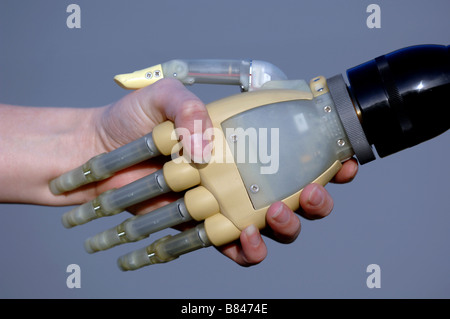 Bionic Hands For Amputees. Each Digit Can Move Stock Photo - Alamy